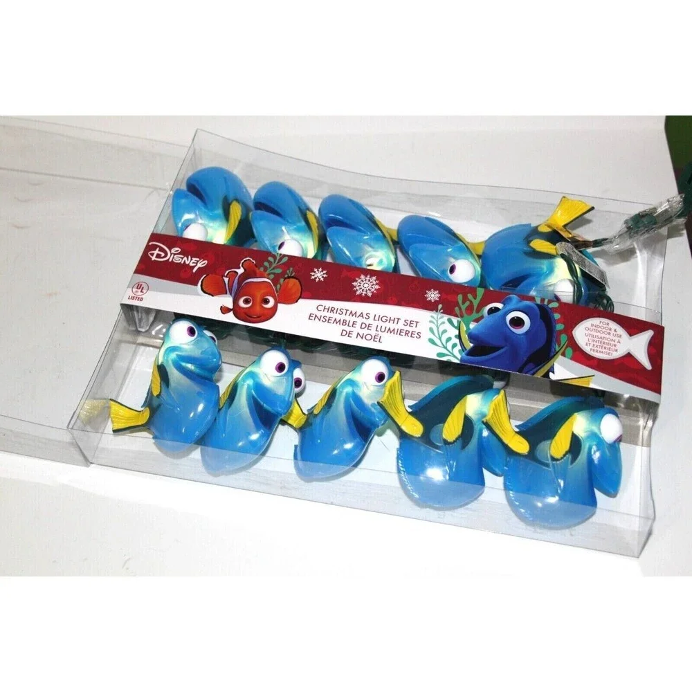 Disney Pixar Kurt S. Adler Finding Dory Fish Indoor Outdoor Christmas Lights